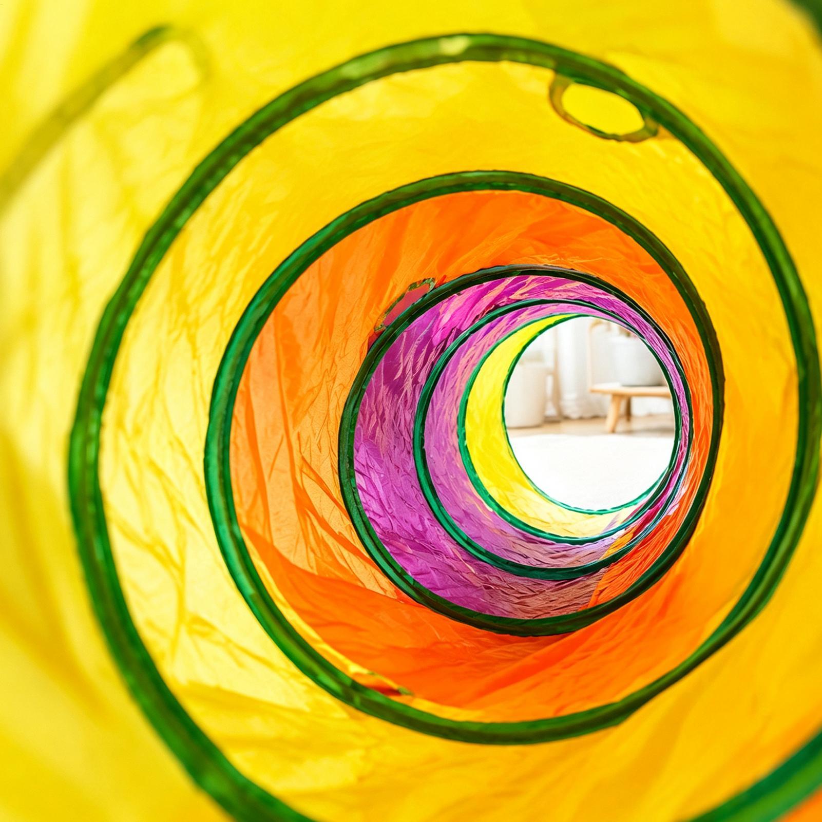 Interactive Cat Toy - Cat Tunnel Rainbow Interactive Entertainment Decoration