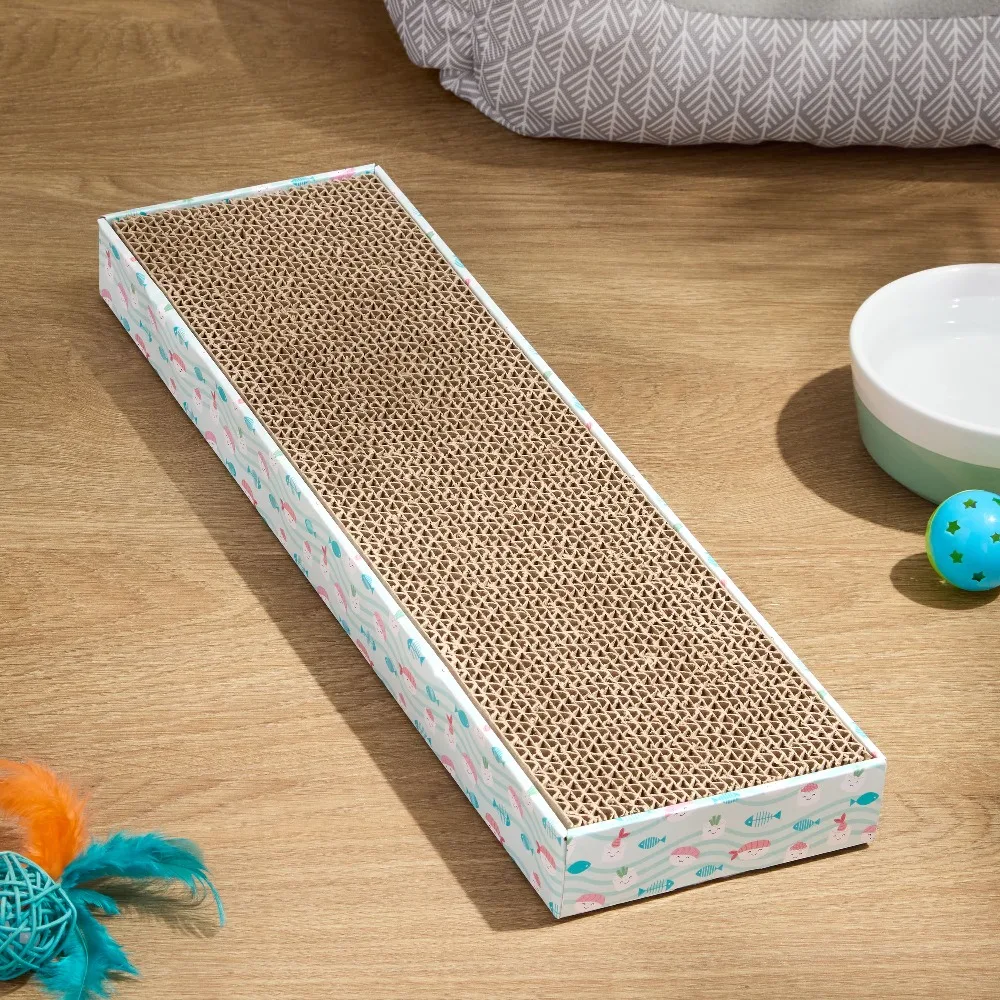 Interactive Cat Toy - Corrugated Cardboard Sushi Roll Shaped Cat
