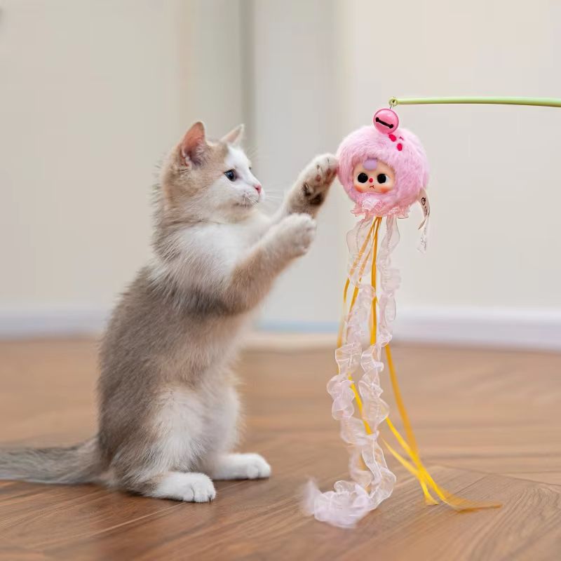 New Baby Three Cat Teasing Sti - огляд і ціна Interactive Cat Toy