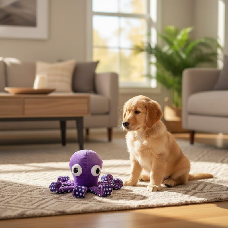 Octopus Squeaky Pet Toy Odor-F - огляд і ціна Interactive Cat Toy