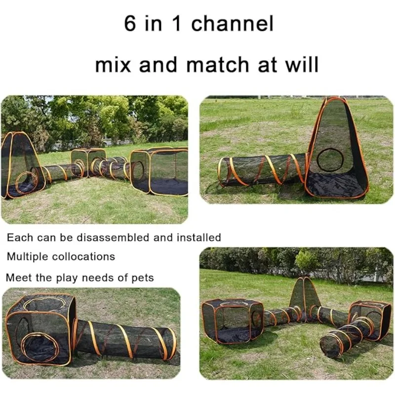 6-in-1 Tent Cat Enclosures wit - огляд і ціна Interactive Cat Toy