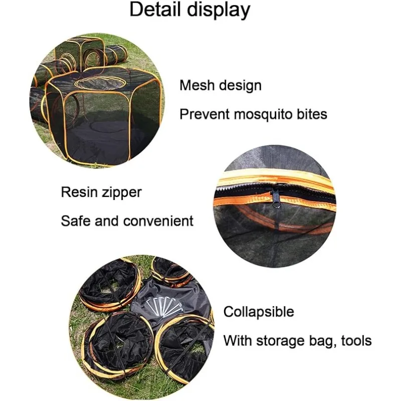 6-in-1 Tent Cat Enclosures wit - огляд і ціна Interactive Cat Toy