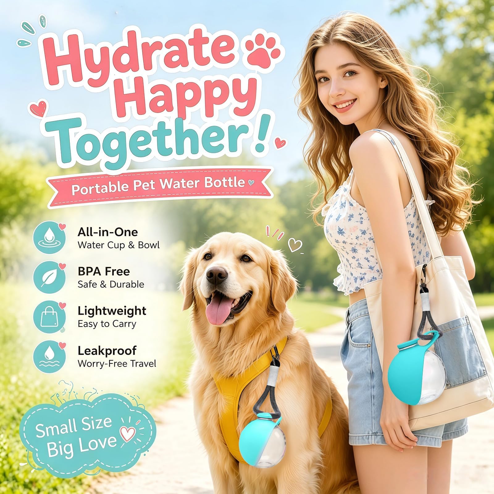 New 2026 2 in 1 Portable Dog W - огляд і ціна Pet Supplies Dog Food