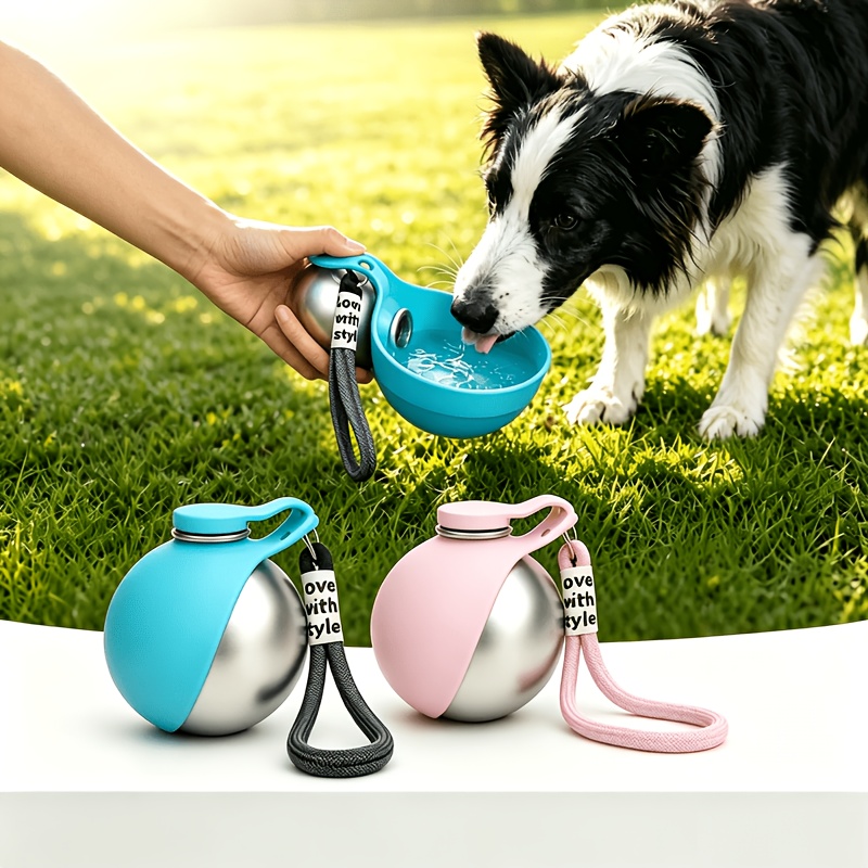 Dog Water Bottle Stainless Ste - огляд і ціна Pet Supplies Dog Food